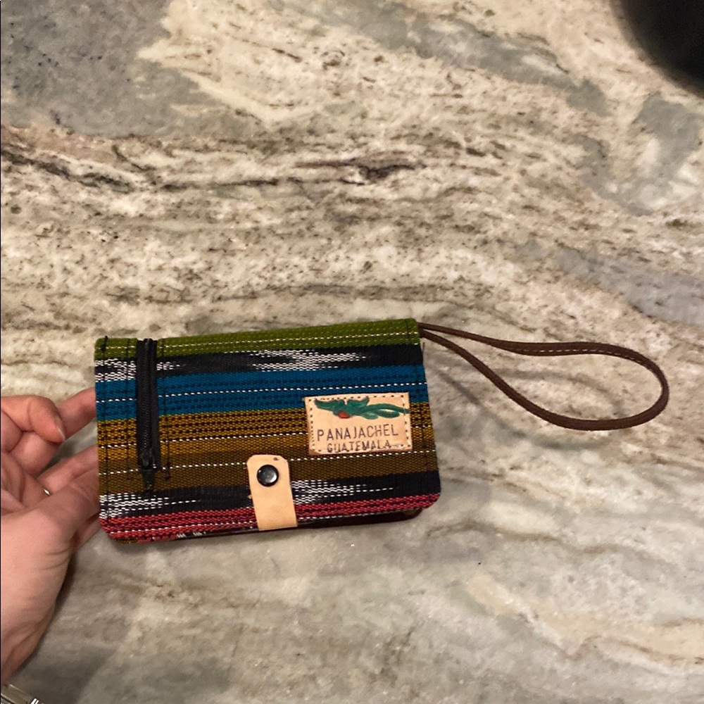 Panajachel Striped Multicolor Wristlet